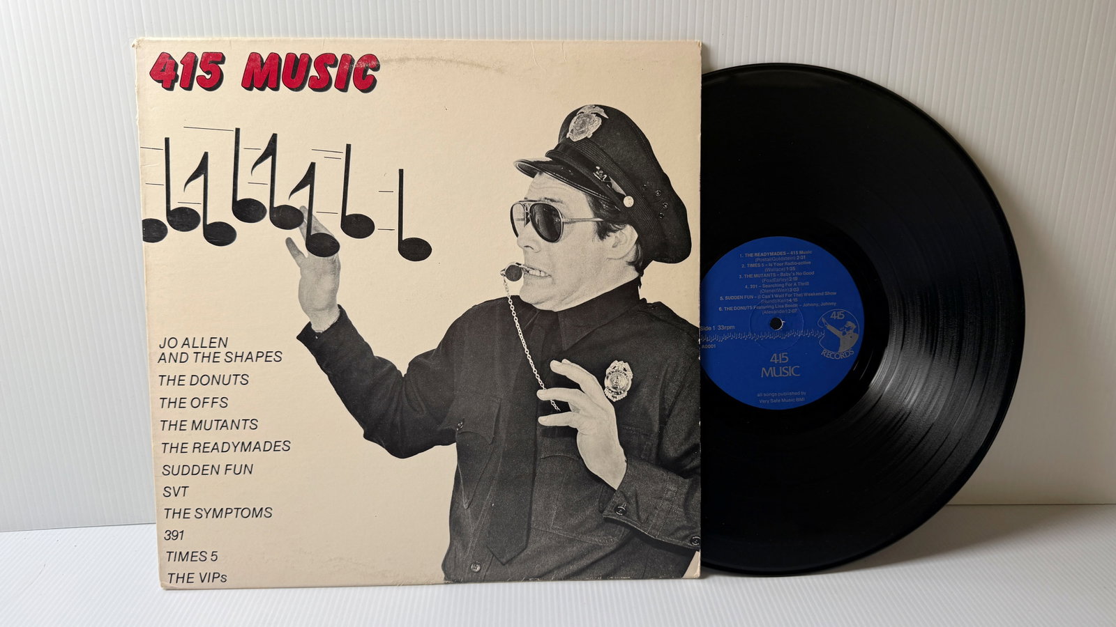 415 MUSIC - VARIOUS 1980 ROCK POP NEW WAVE: 415 MUSIC - VARIOUS 1980 ROCK POP NEW WAVE ($10)