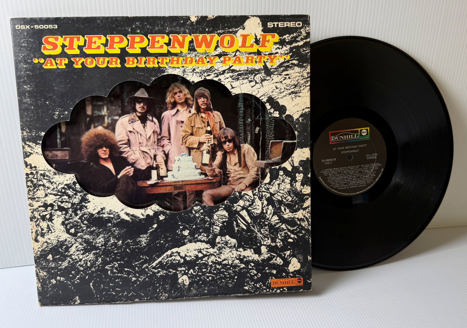 STEPPENWOLF - AT YOUR BIRTHDAY PARTY: STEPPENWOLF - AT YOUR BIRTHDAY PARTY. WITH DIE-CUT COVER. ($5-$55)