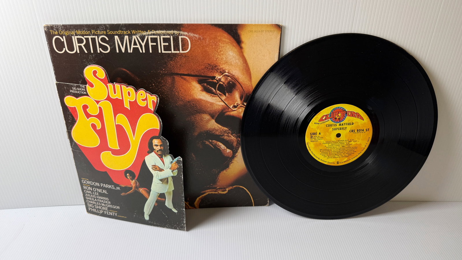 CURTIS MANYFIELD - SUPERLFY - DIE-CUT COVER: CURTIS MANYFIELD - SUPERLFY - DIE-CUT COVER ($20)