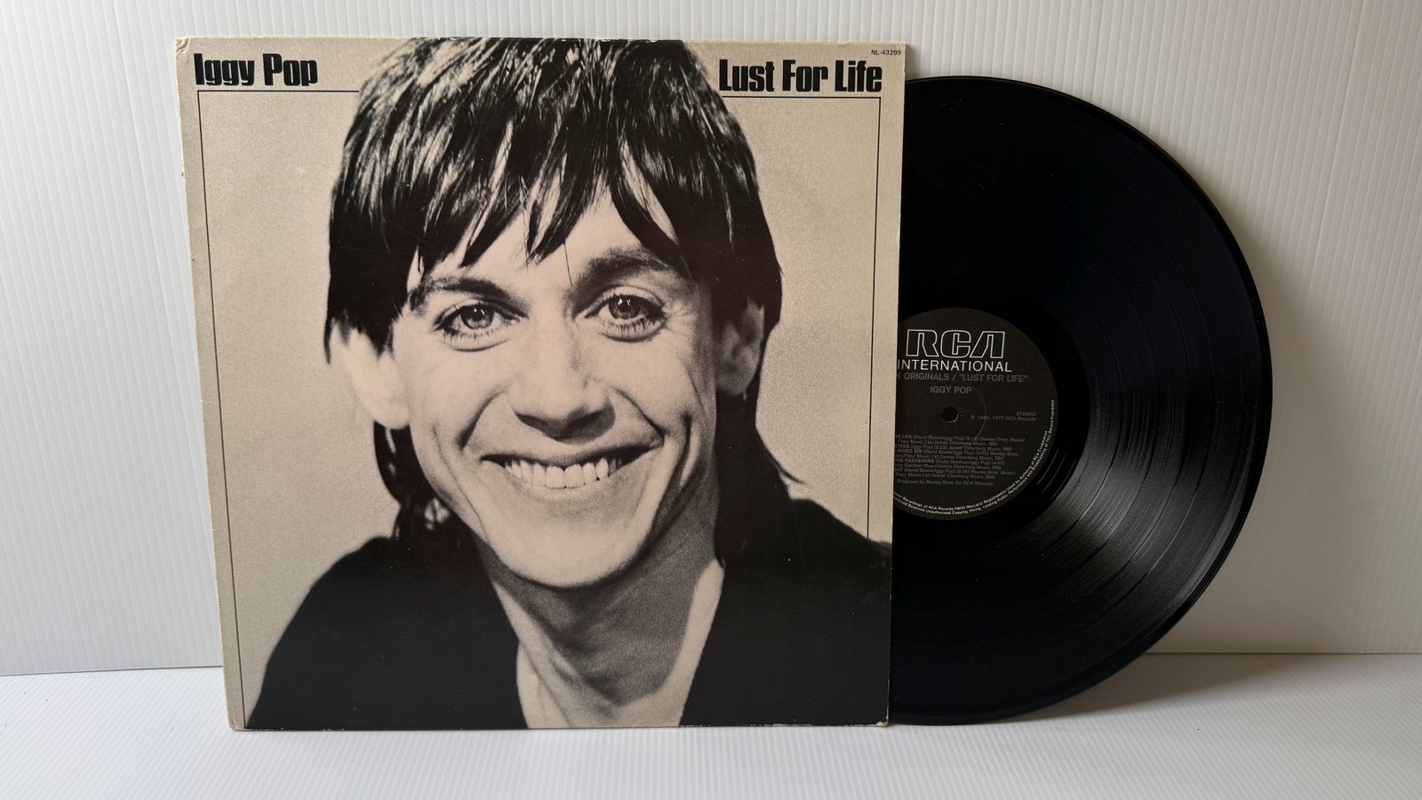 IGGY POP - LUST FOR LIFE: IGGY POP - LUST FOR LIFE. ($40-$75)