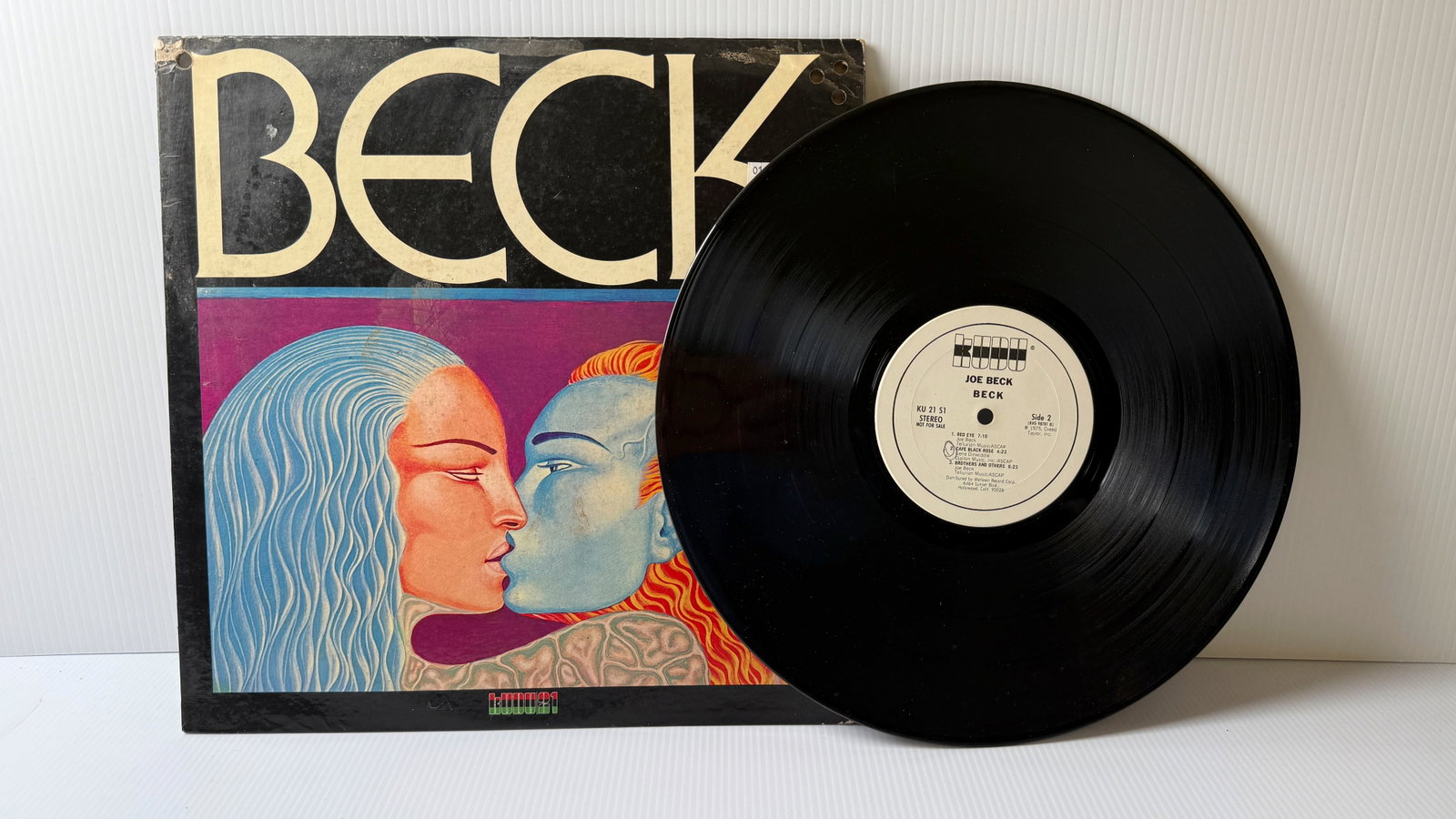 JOE BECK - BECK - PROMO: JOE BECK - BECK - RARE PROMO. 1975 JAZZ. ($15)