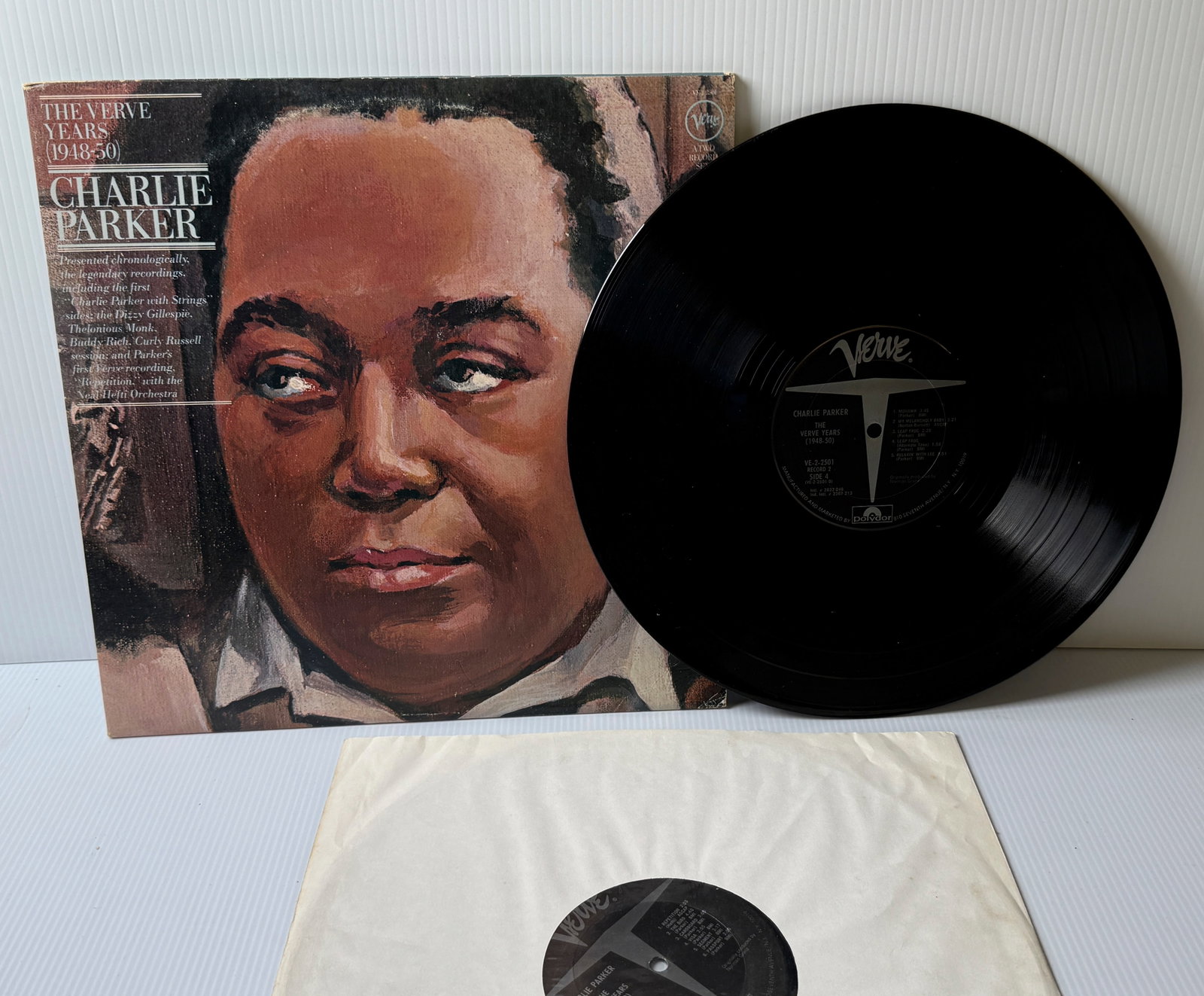 CHARLIE PARKER - THE VERVE YEARS: CHARLIE PARKER - THE VERVE YEARS. DOUBLE ALBUM SET. ($15)