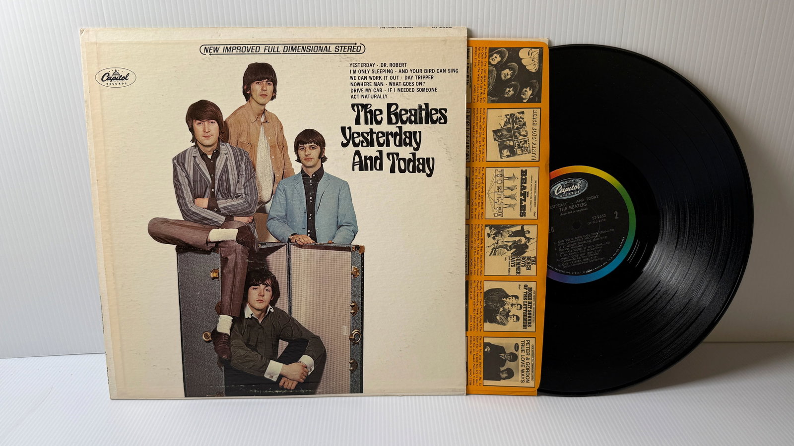 THE BEATLES - TRUNK COVER - YESTERDAY AND TODAY: THE BEATLES - TRUNK COVER - YESTERDAY AND TODAY ($125)