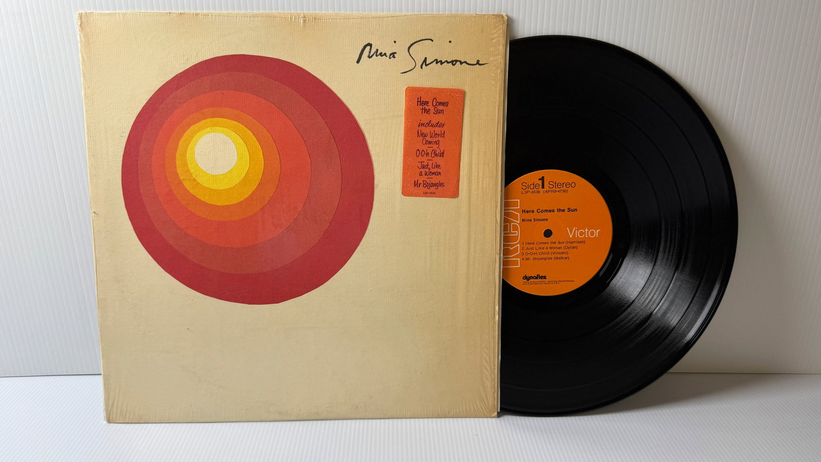 NINA SIMONE - HERE COMES THE SUN: NINA SIMONE - HERE COMES THE SUN. SHRINK. HYPE STICKER. ($20-$99)