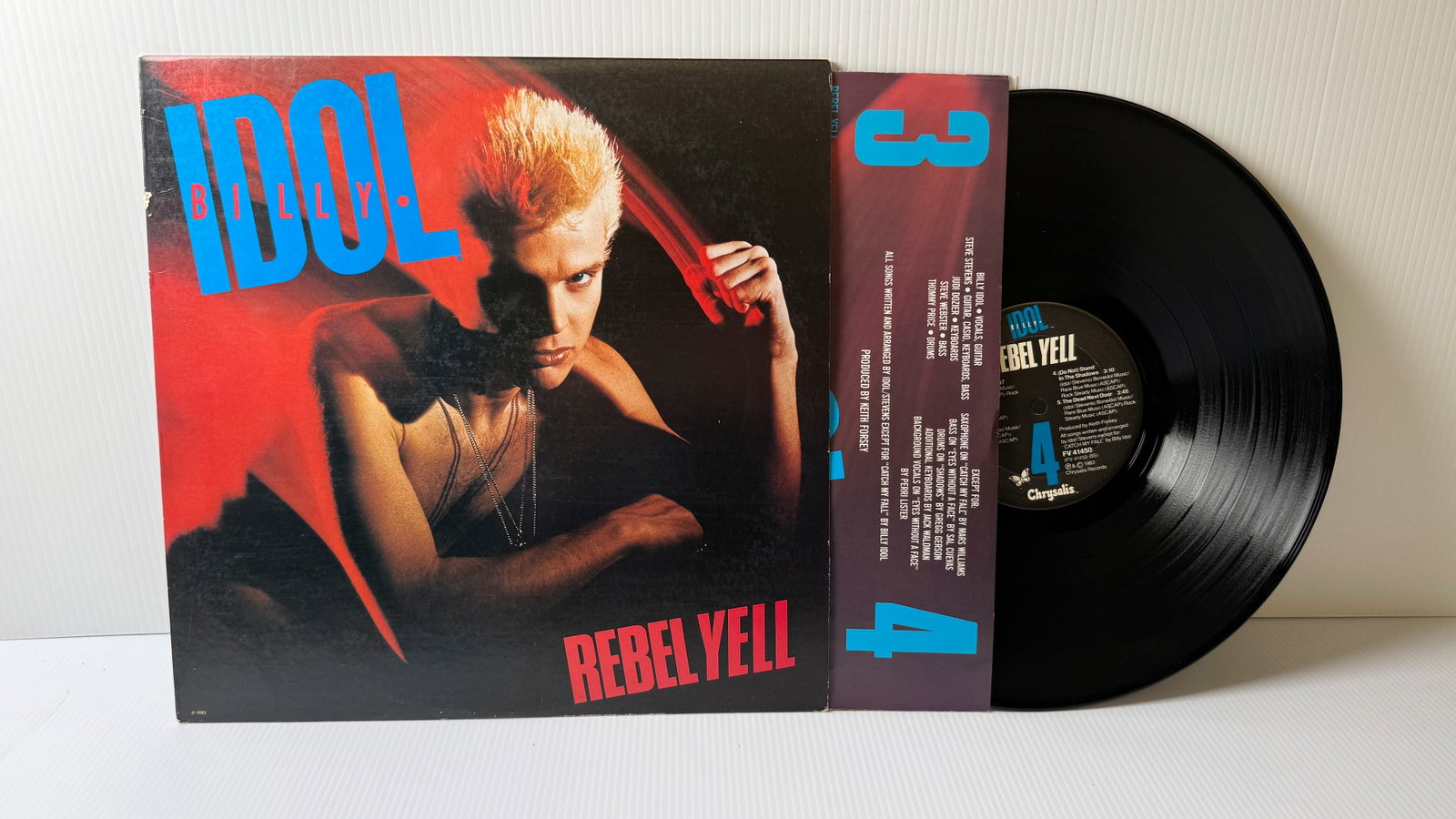 BILLY IDOL - REBEL YELL: BILLY IDOL - REBEL YELL ($20-$100)