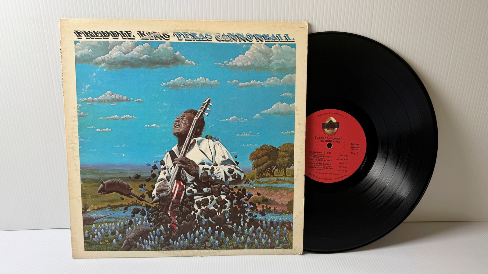 FREDDIE KING - TEXAS CANNONBALL: FREDDIE KING - TEXAS CANNONBALL. 1972 BLUES. ($30-$55)