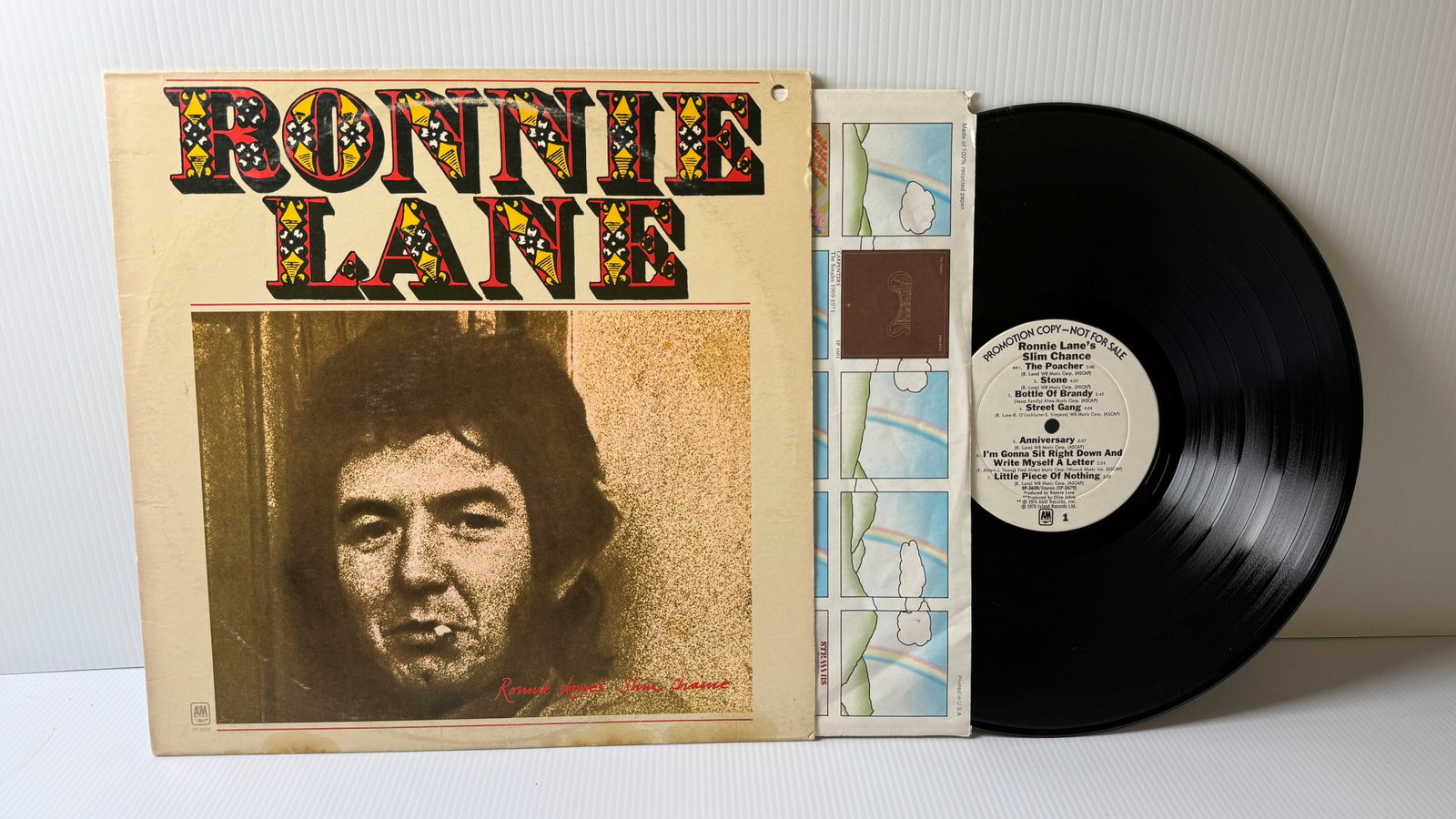 RONNIE LANE - RONNIE LANE’S SLIM CHANCE - PROMO: RONNIE LANE - RONNIE LANE’S SLIM CHANCE - PROMO. 1975 ROCK. ($21-$50)