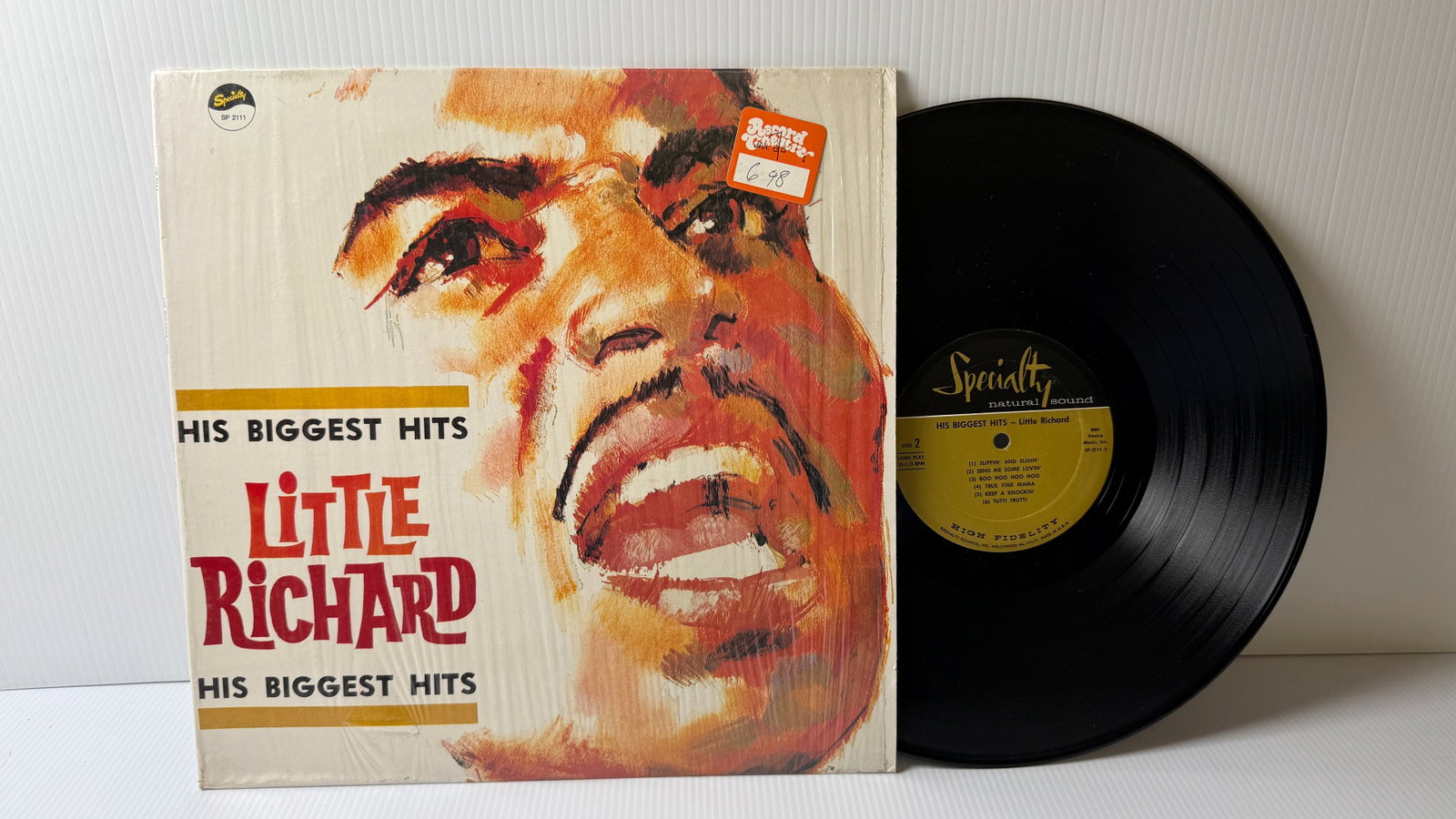 LITTLE RICHARD - HIS BIGGEST HITS: LITTLE RICHARD - HIS BIGGEST HITS. SHRINK. PRICE TAG. ($12)