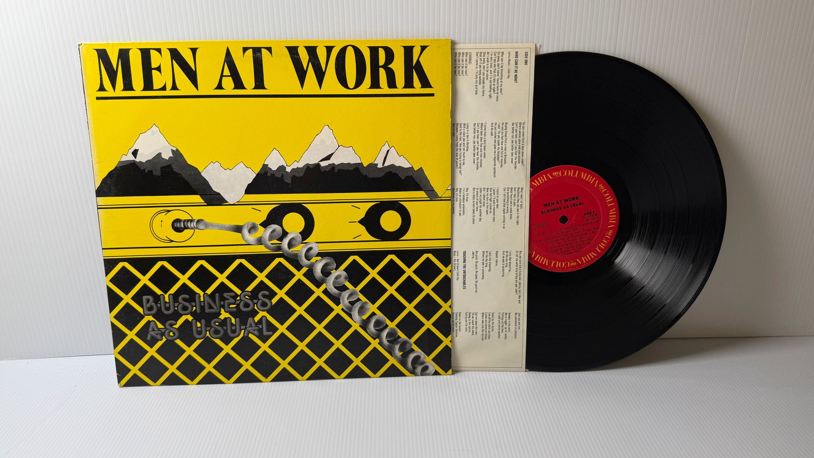 MEN AT WORK - BUSINESS AS USUAL: MEN AT WORK - BUSINESS AS USUAL. 1981. DOWN UNDER. BE GOOD JOHNNY. ($20)
