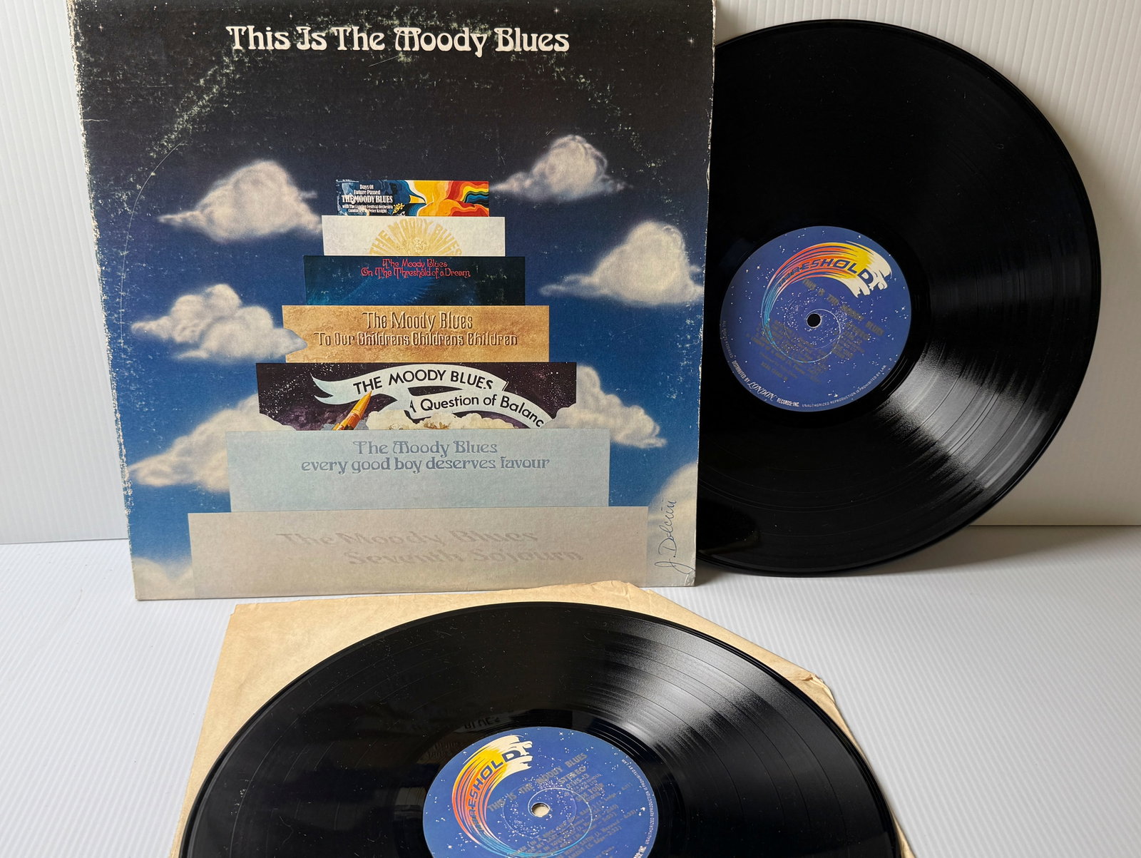 THIS IS THE MOODY BLUES - WITH RARE TICKET STUBS: THIS IS THE MOODY BLUES - WITH RARE TICKET STUBS. 1981 ($20)