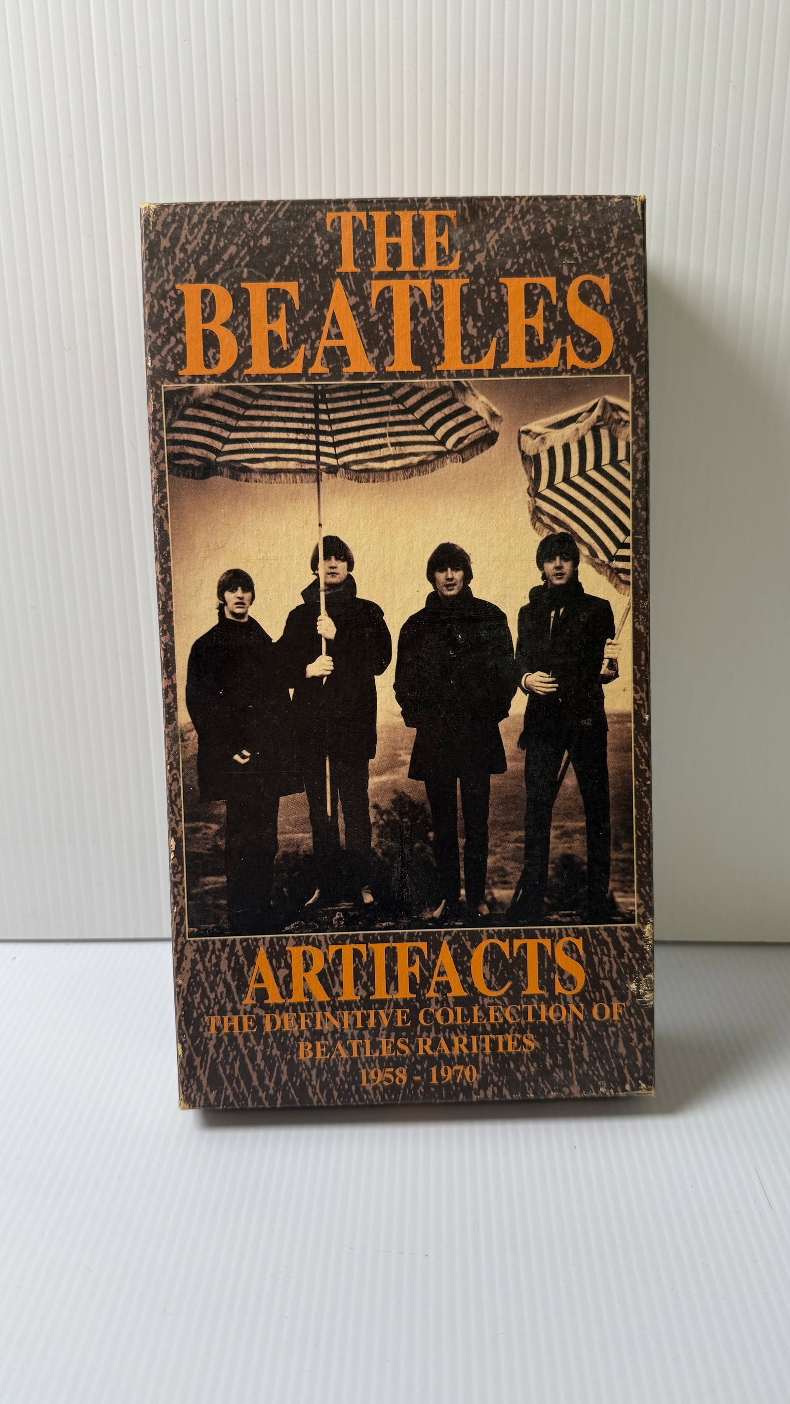 BEATLES BOOT BOX SET - The Beatles – Artifacts: BEATLES BOOT BOX SET - The Beatles – Artifacts ($150-$300). The Beatles – Artifacts (The Definitive Collection Of Beatles Rarities 1958-70). 1993. 5 x CD, Unofficial Release. It features 124