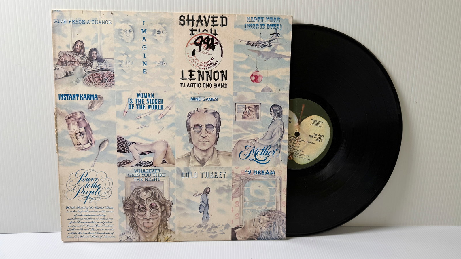 JOHN LENNON - SHAVED FISH - SW-3421 (1 of 1)