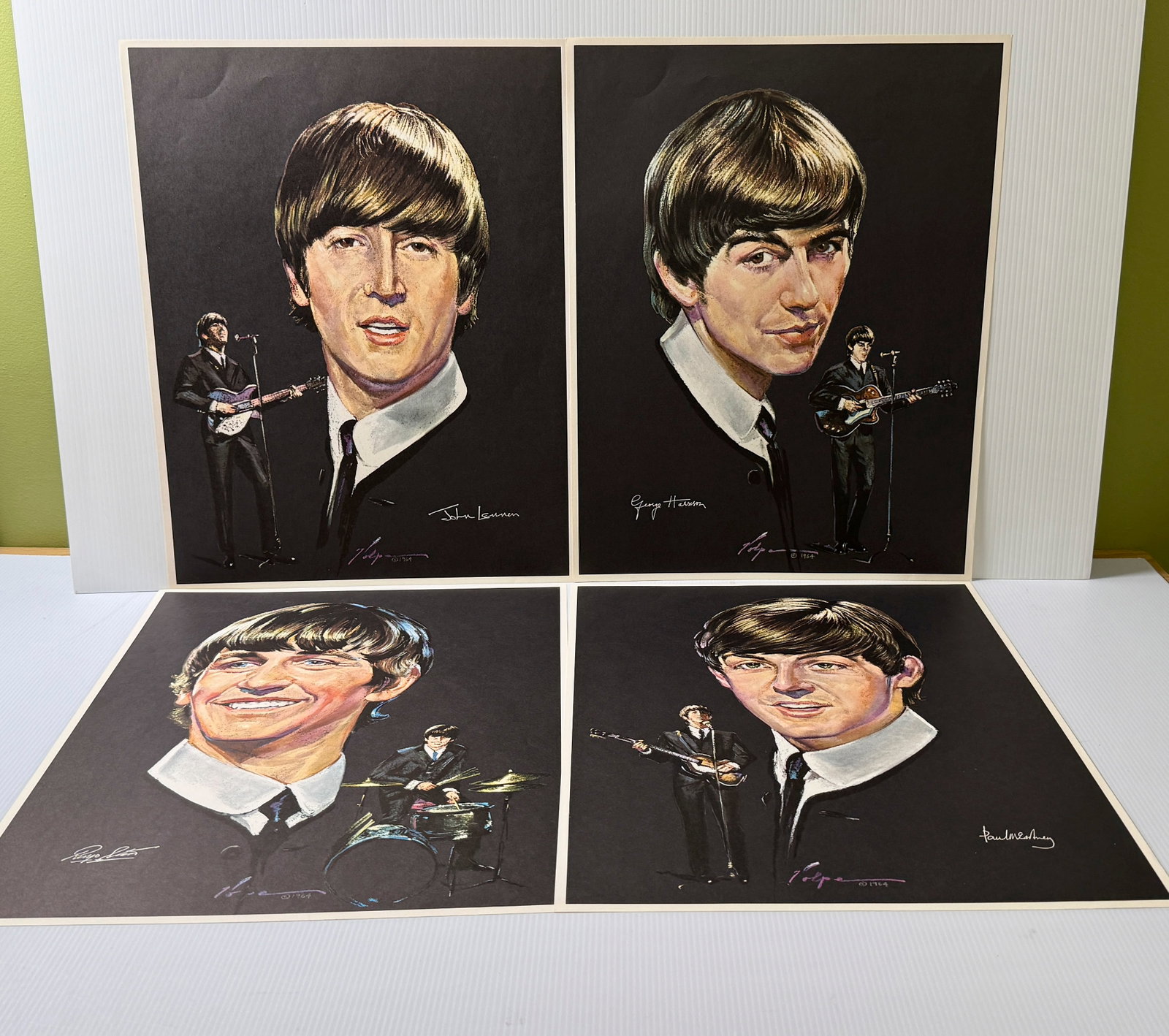 VOLPE ORIGINAL BEATLES PRINTS - 1964 (1 of 3)
