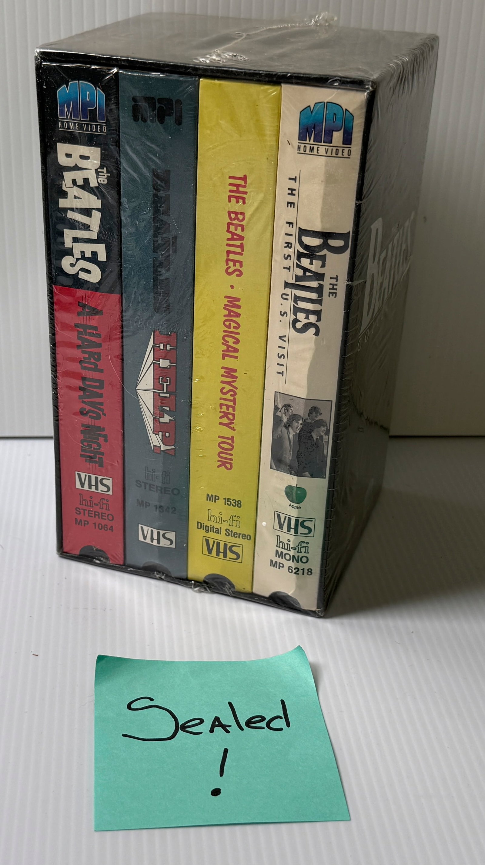 SEALED - THE BEATLES COLLECTION - VHS: SEALED - THE BEATLES COLLECTION - VHS ($50-$100). SEALED - THE BEATLES COLLECTION - VHS FEATURING 4 FILMS - A HARD DAYS NIGHT. HELP. MAGICAL MYSTERY TOUR. THE FIRST U.S. VISIT