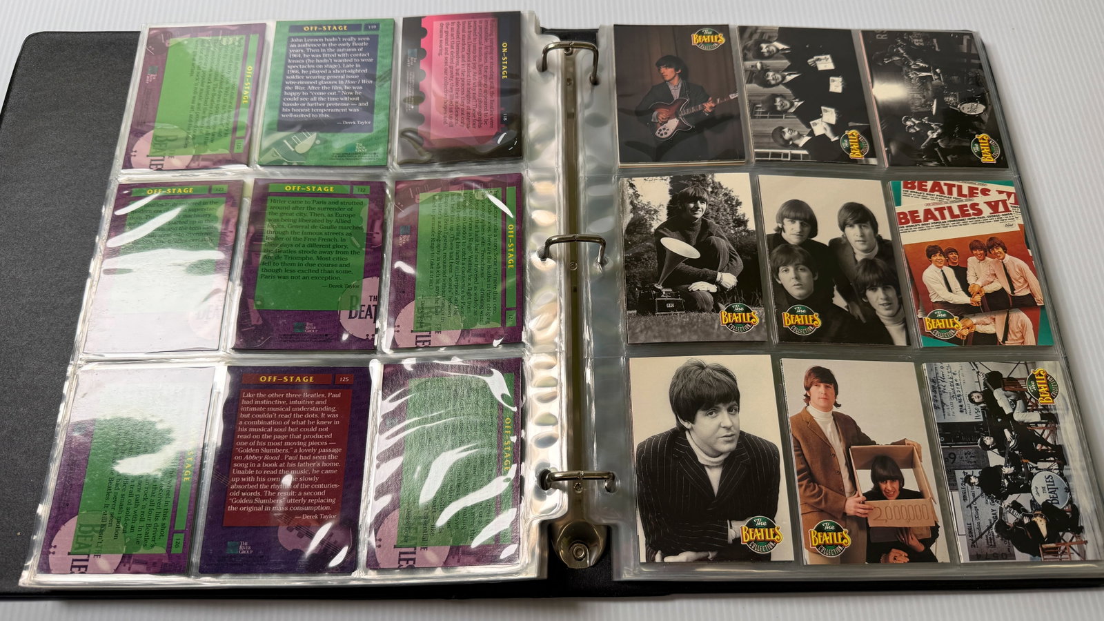 THE BEATLES COLLECTION - MINT TRADING CARDS IN BINDER (1 of 4)