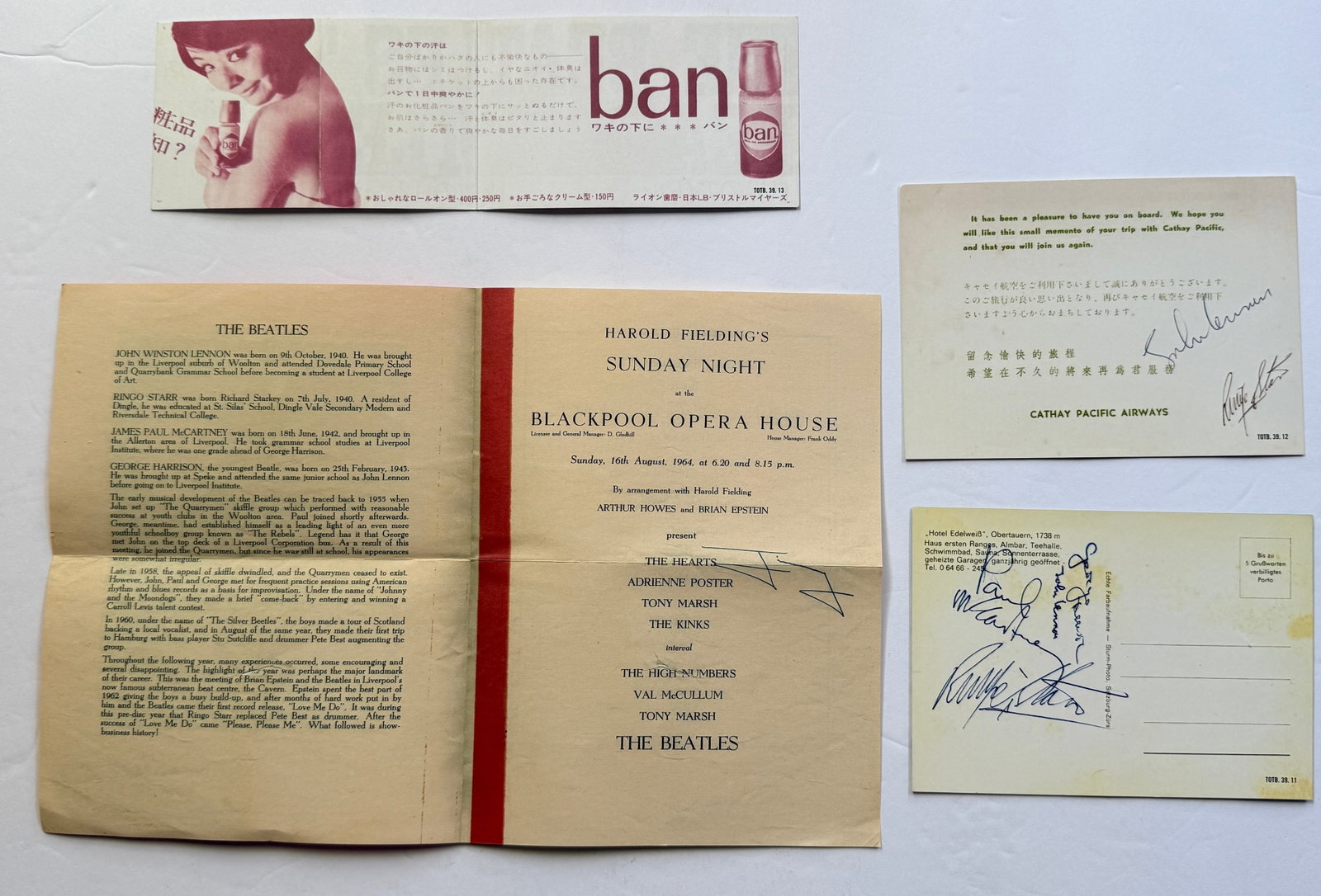 BEATLES EPHEMERA - 40+ ITEMS ! - 9