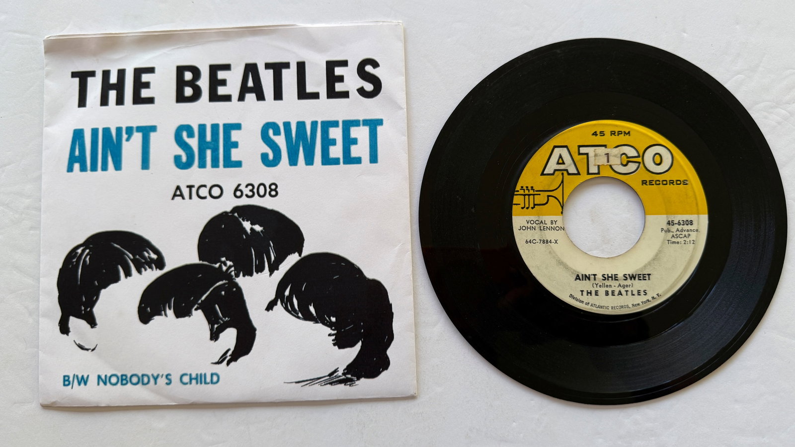 Ain't She Sweet / Nobody's Child 45RPM: Ain't She Sweet / Nobody's Child 45RPM ($90-$150).