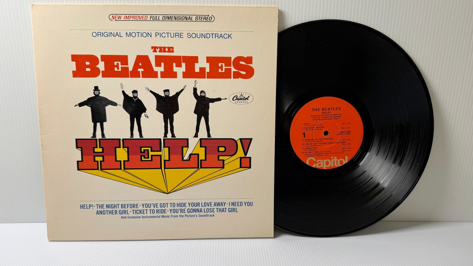 HELP - REISSUE: HELP - REISSUE. Capitol Red label. ($50-$100).