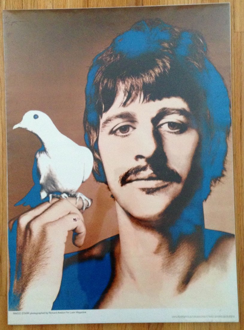 RINGO - AVEDON - LOOK MAGAZINE POSTER: RINGO - AVEDON - LOOK MAGAZINE POSTER 1967 - NEMS Enterprises Near mint / mint 22-1/2" x 31"