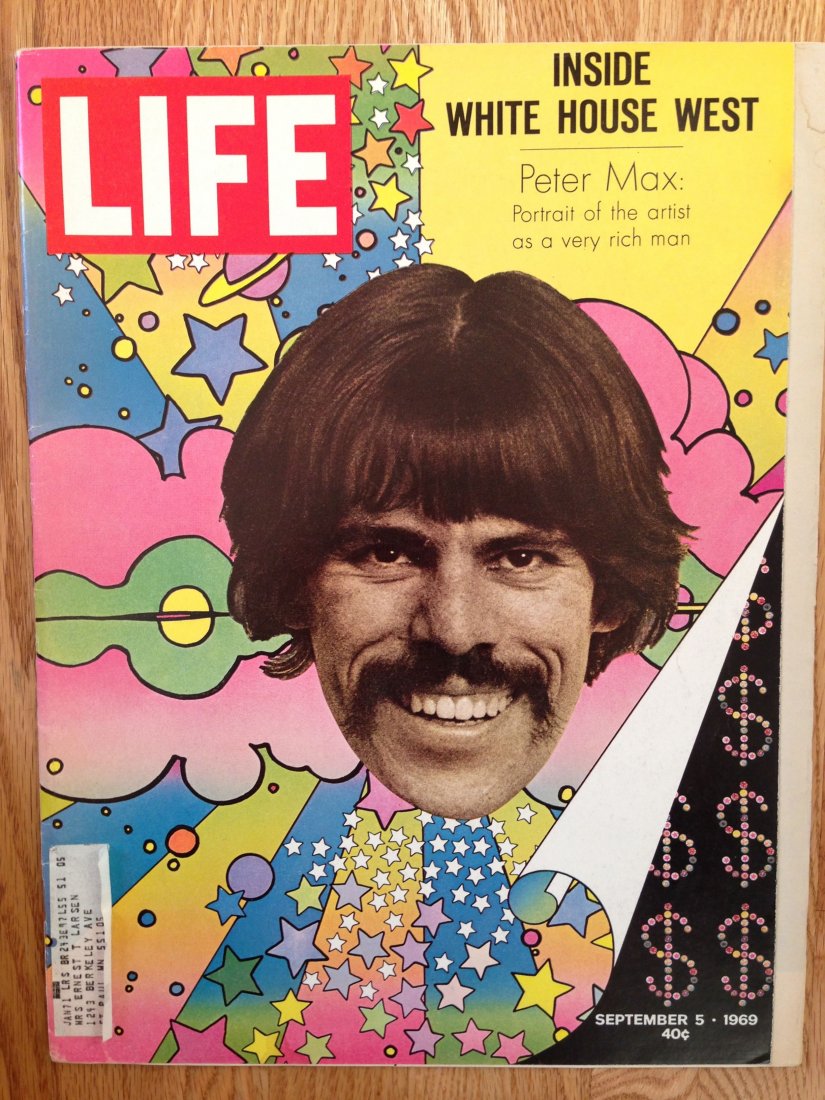 PETER MAX LIFE MAGAZINE - 1969: PETER MAX LIFE MAGAZINE Amazing art, articles of the time. Great condition. Dozens of old ads from September 5th, 1969. The year of WOODSTOCK !