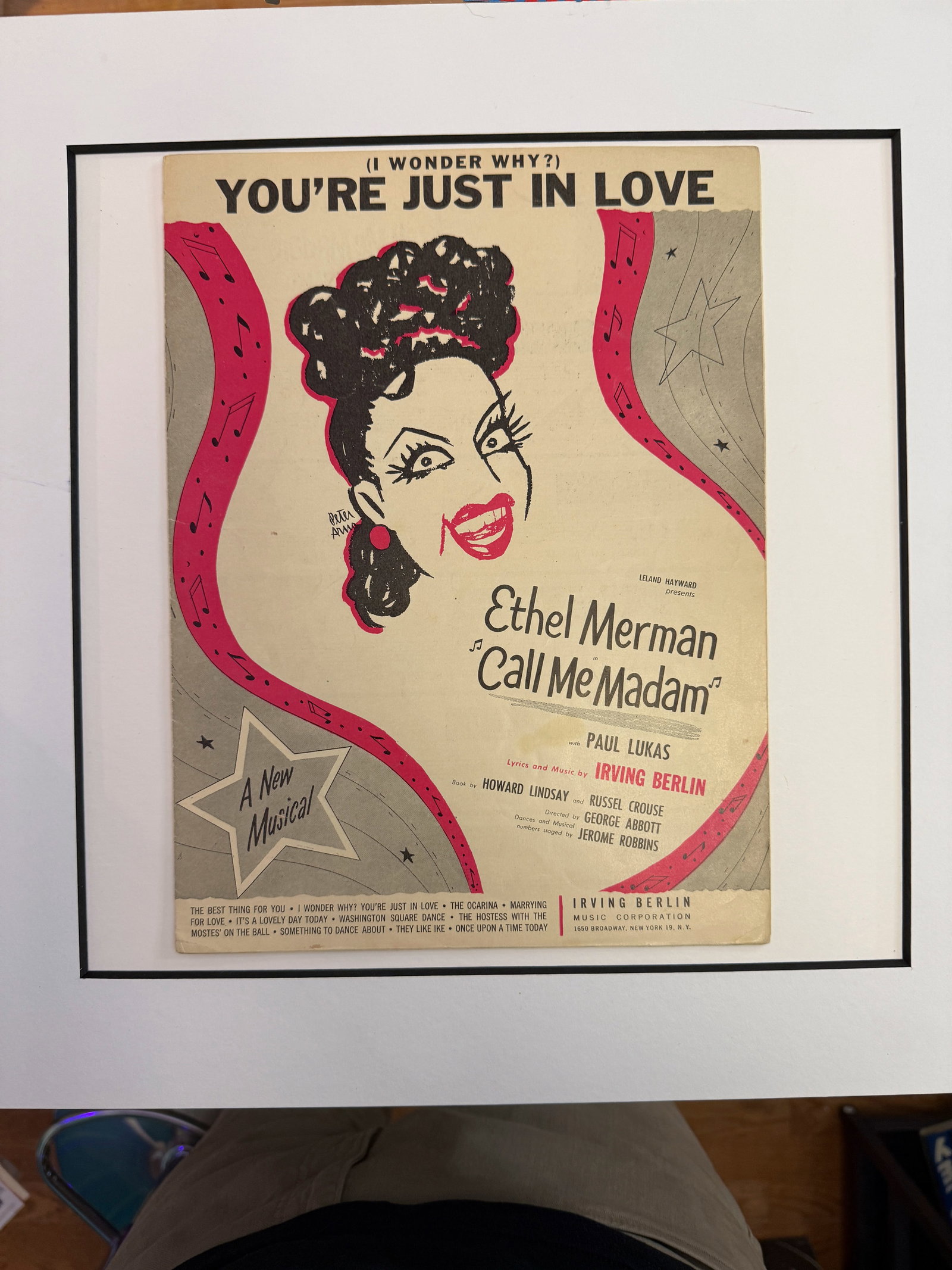 VINTAGE SET OF SHEET MUSIC - ETHEL MERMAN (1 of 2)