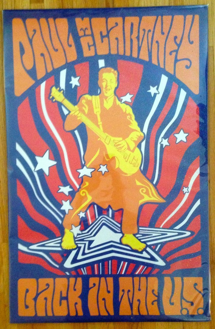 PAUL MCCARTNEY BACK IN THE U.S. poster !: PAUL MCCARTNEY BACK IN THE U.S. poster !