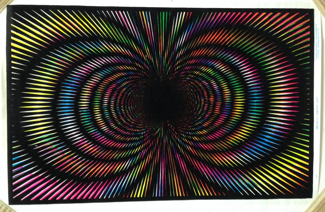 MAGNETIC FANTASY #321 BLACKLIGHT POSTER: MAGNETIC FANTASY #321 VINTAGE BLACK LIGHT POSTER 1977 Published and distributed by FUNKY ENTERPRISES, INC. 132-05 Atlantic. Ave. Richmond Hill, N.Y. 11418 Great condition. NEAR MINT - 34-1/2 x 22-1/2