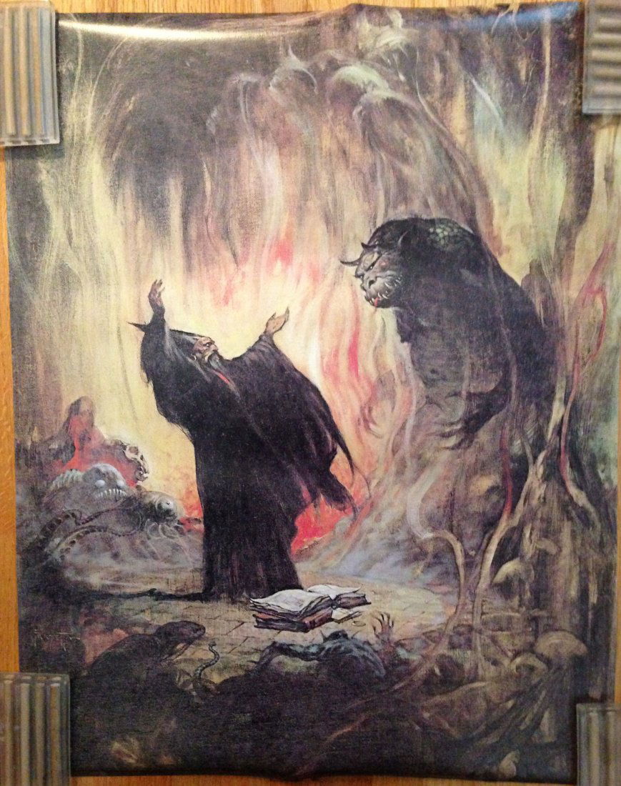 Frazetta COLLECTION !: You get al least 8 (eight) of these prints. If we have ANY duplicates you get them too. Most are from 1978 ! ! ! !>BR> This is well over $350 value. Frank Frazetta Woman with Saber Tooth - Frank Fraze