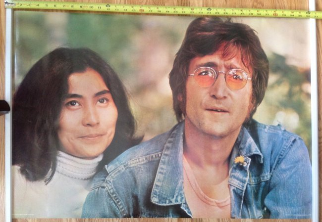 John Lennon and Yoko Ono RARE Poster - 1978: John Lennon and Yoko Ono Poster Printed in Scotland by Holmes Mcdougall LTD 1978 - Pace Minerva - 97/P 3308 - MINT - about 24" x 36"