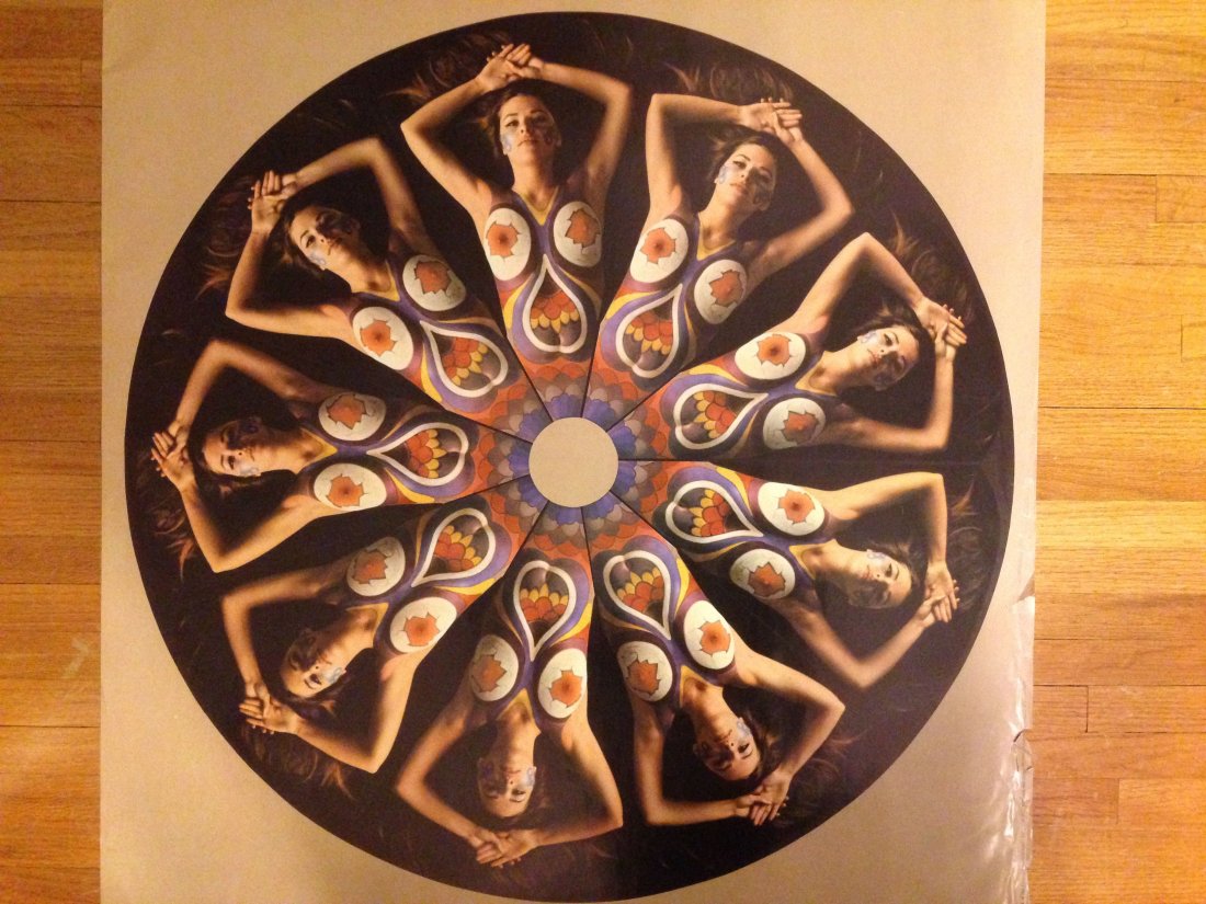 PAINTED LADIES - PANDORA 1969: PAINTED LADIES - PANDORA 1969 - Design D. Nordahl. Photo DonGetsug. Light edge wear. LAST TWO WE OWN. psychedelic kaleidoscope summer of love hippy poster.