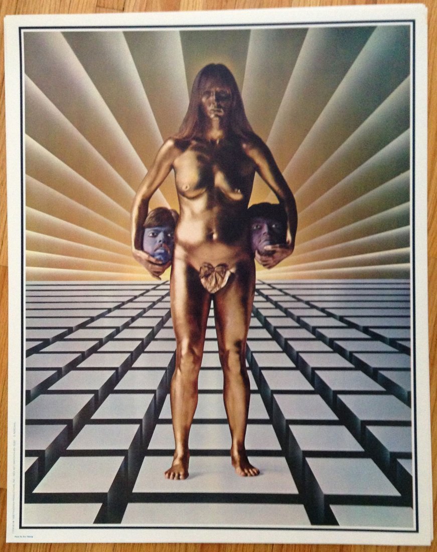 GOLD WOMAN - HIPPY POSTER - 1968: GOLD WOMAN - HIPPY POSTER - 1968 1968 Pandora Productions. 23" x 29". A summer of love hippy poster - with concept and artwork by By D. Nordahl. Photo by Don Getsug. Heavy Stock. An experiment by Pand