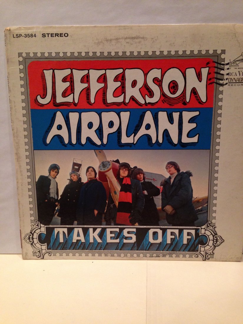JEFFERSON AIRPLANE TAKES OFF - first album: JEFFERSON AIRPLANE TAKES OFF - first album. Good condition. LSP-3584. GREAT COVER ART - Worthy of framing.