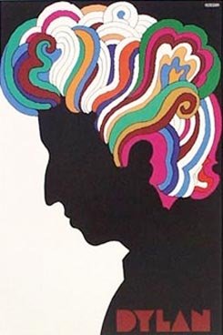 DYLAN GREATEST HITS ALBUM, WITH MILTON GLASER POSTER: F E A T U R E D I T E M ! ! ! BOB DYLAN GREATEST HITS ALBUM, WITH MILTON GLASER POSTER INSERT ! ! ! Album is near mint to mint, poster is near mint with small corner crease that will not show once fr