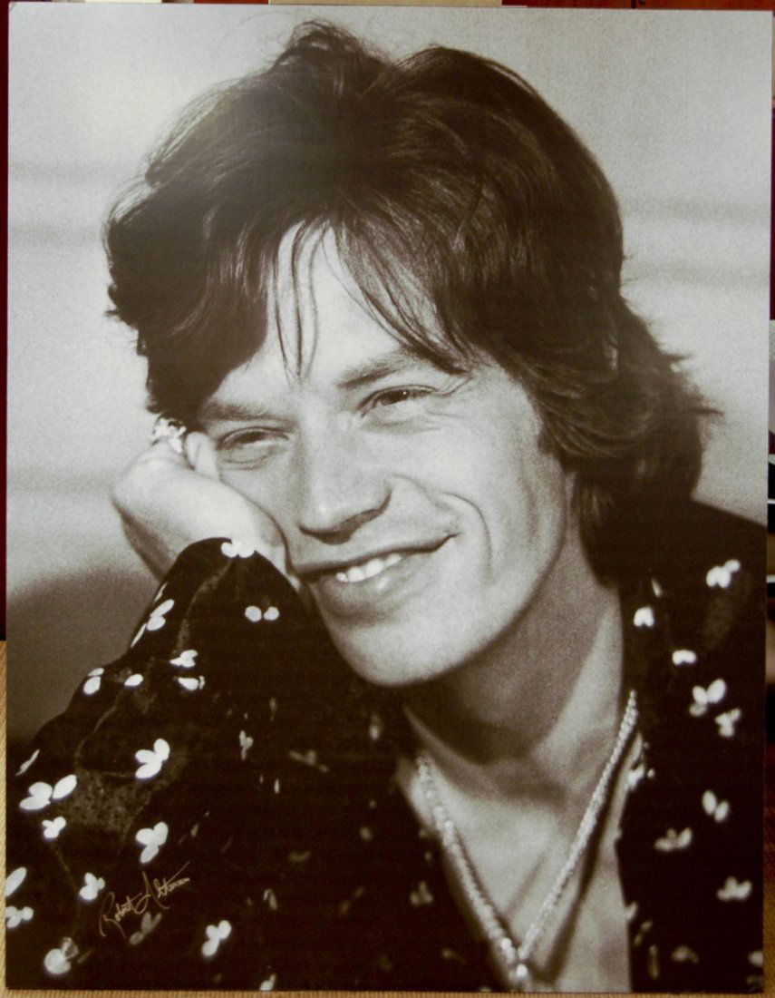 *** Oversized photo of Mick Jagger by Robert Altman: FEATURED ITEM. BETHEL WOODS #14 Direct from Bethel Woods Center for the Arts, located at the site of the original Woodstock festival.This item Description: Oversized photograph of Mick Jagger by Robe