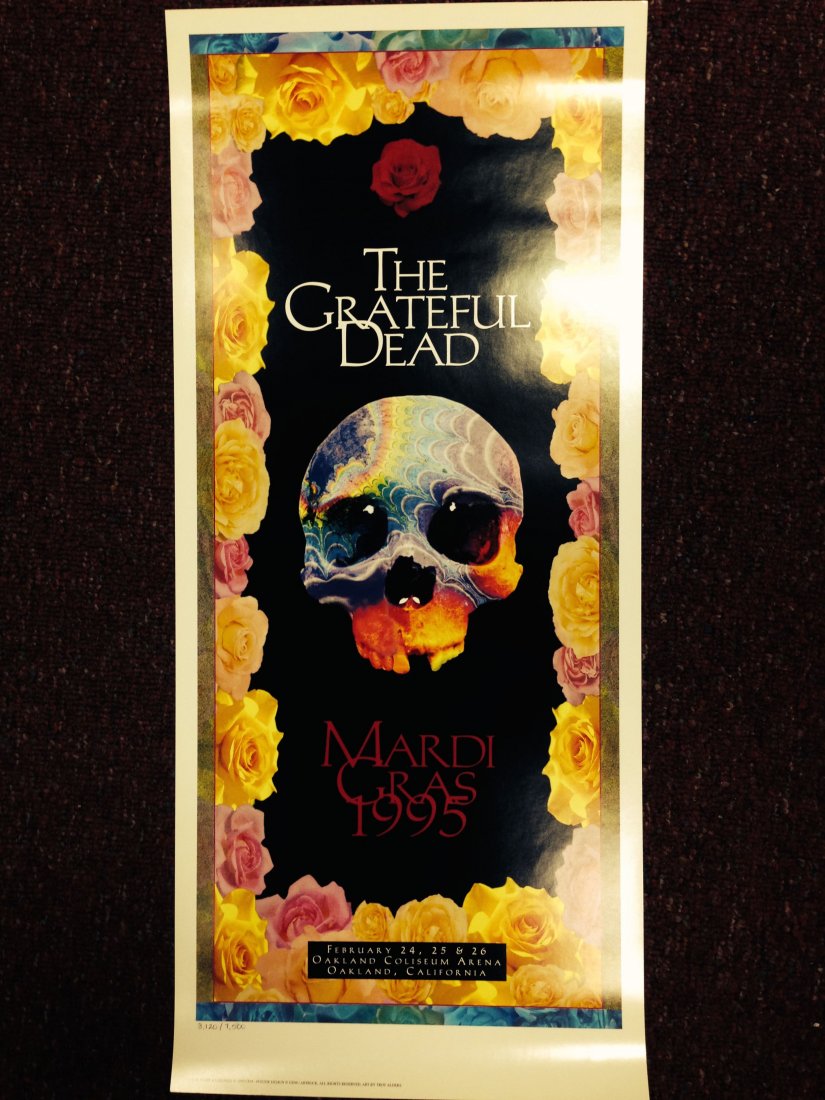Grateful Dead Mardi Gras 1995 Poster