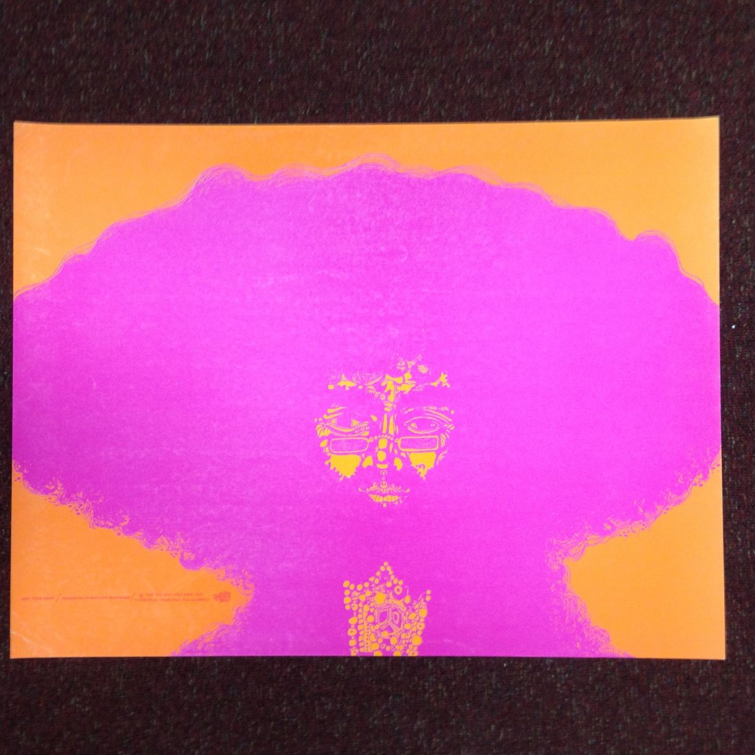 HOT DOG HAIR BLACKLIGHT POSTER: HOT DOG HAIR BLACKLIGHT POSTER. The Yellow Unicorn, Inc. Design by Dunham and Deatherage