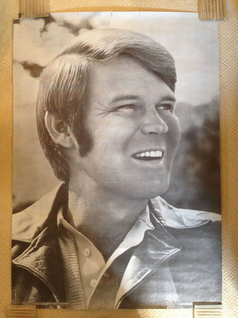 GLEN CAMPBELL PERSONALITY POSTER: GLEN CAMPBELL PERSONALITY POSTER. TRUE GRIT - 1969. PERSONALITY POSTERS INC.