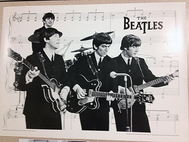 BEATLES POSTER by SILVER SCREEN: BEATLES POSTER by SILVER SCREEN. Under License from Silver Screen Archives. 1982. Printed on medium stock. About 23â€ x 17â€.
