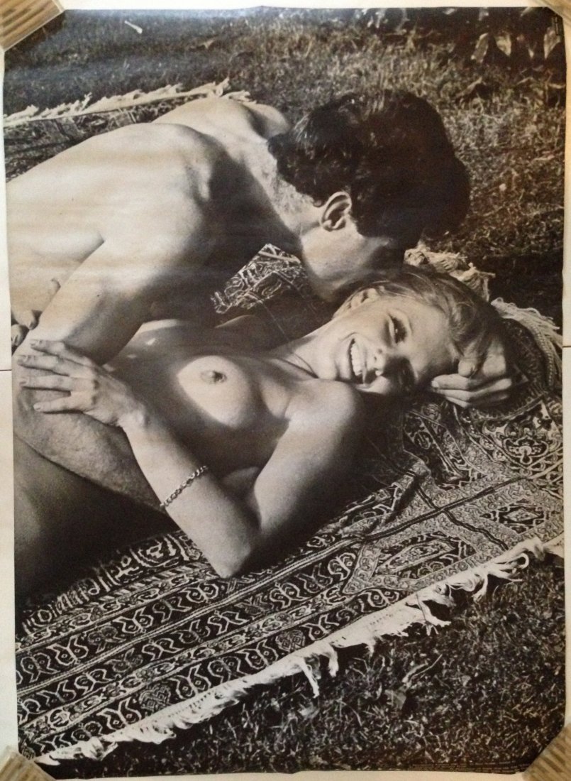 LOVERS - VINTAGE 1970's HIPPY POSTER: The Lovers #719 29 x 40 Personality Posters 1970's