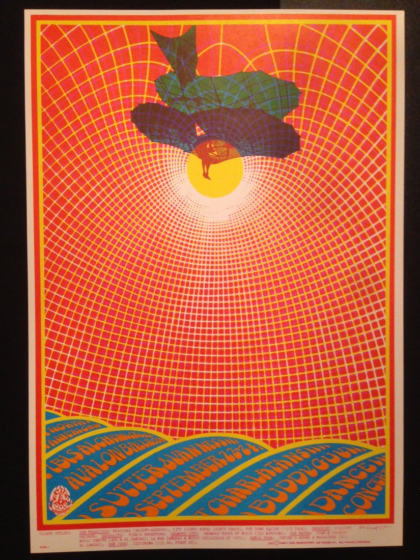 Charlatans Buddy Guy - Avalon 1967 (FD083) - MINT ! ! !: The Charlatans Poster - Avalon Ballroom (San Francisco, CA) Sep 22, 1967 (FD083) Featuring BUDDY GUY ! The 1st printing poster is extremely similar to the reprint. When looking at the back side of the