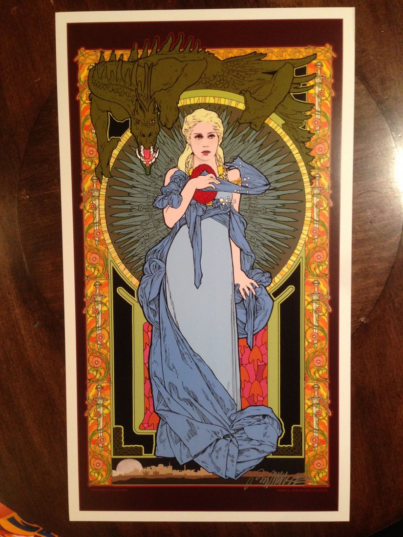 DRAGON WOMAN - SIGNED BY BOB MASSE: DRAGON WOMAN - SIGNED BY BOB MASSE. A NEW 2014 EFFORT.