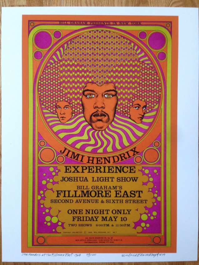 HENDRIX DAVID EDWARD BYRD SIGNED AND NUMBERED #50/100: HENDRIX DAVID EDWARD BYRD SIGNED AND NUMBERED #50/100 17" x 22" ARTIST OF THE MONTH - DAVID EDWARD BYRD David Byrd was born April 4, 1941, in what is now Cleveland, Tennessee, and was raised in Miami 