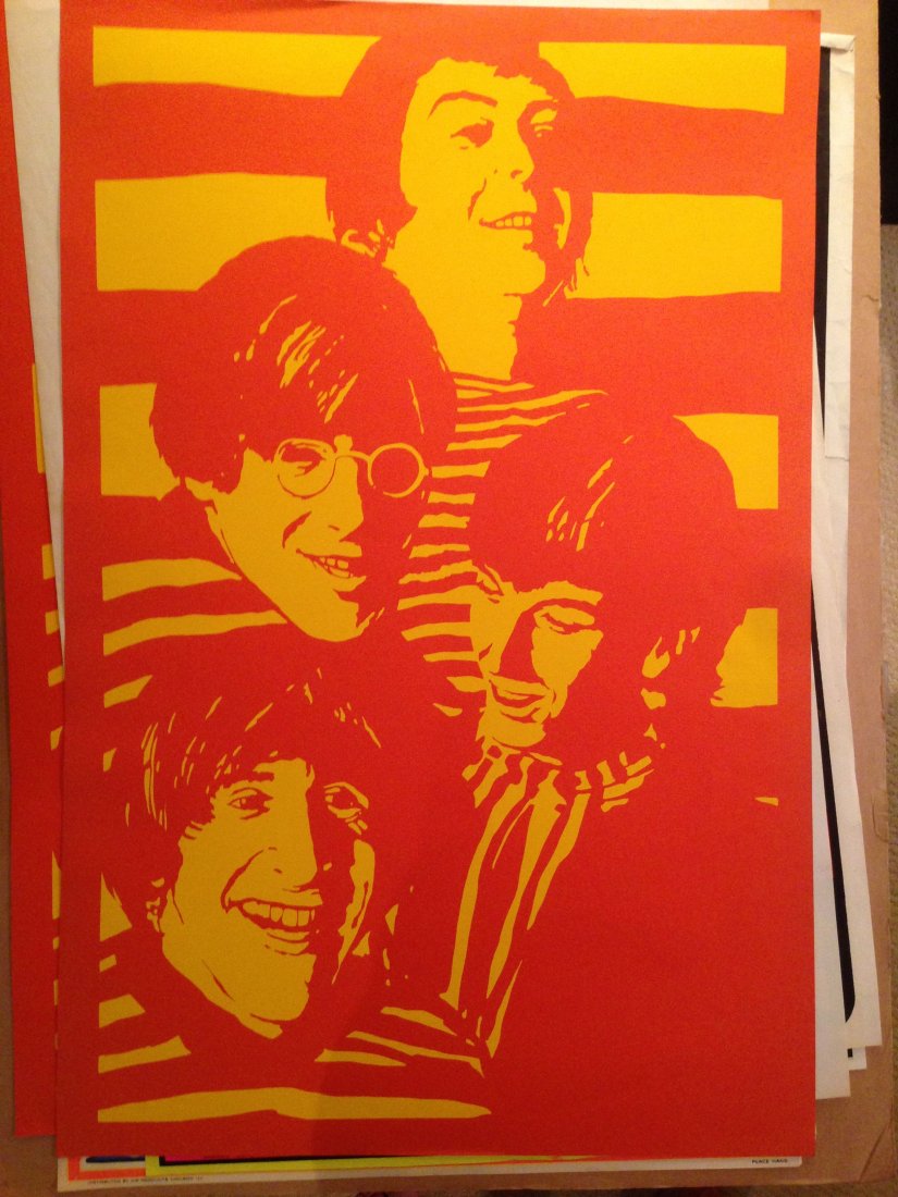 RARE VINTAGE LOVIN' SPOONFUL BLACKLIGHT POSTER: RARE VINTAGE LOVIN' SPOONFUL BLACKLIGHT POSTER . The Lovin' Spoonful are an American rock band of the 1960s, named to the Rock and Roll Hall of Fame in 2000 and best known for their Billboard Hot 100 