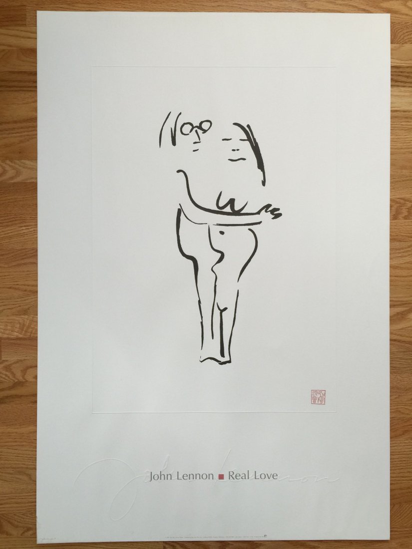 John Lennon Real Love Litho Numbered With Signed Mar 22 15 Pashco Posters In Mn John Lennon Real Love Litho Numbered With Signed Mar 22 15 Pashco Posters In Mn