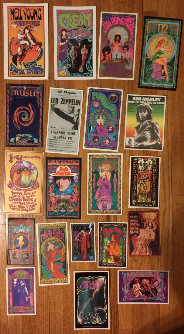 8th of TEN SETS OF BOB MASSE HANDBILLS: 8th of TEN SETS OF BOB MASSE HANDBILLS. PLUS YOUR CHANCE TO WIN A FREE ORIGINAL 1971 BEAUTIFUL DAY HANDBILL, SIGNED BY ARTIST BOB MASSE - A $50 VALUE ! This is an amazing set of 20 handbills. Each set