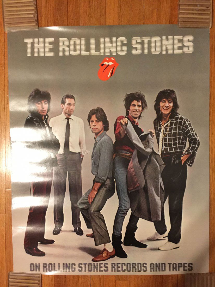 ROLLING STONES PROMO POSTER: ROLLING STONES PROMO POSTER. Great condition. Ready for framing. Early Mick Jagger image.