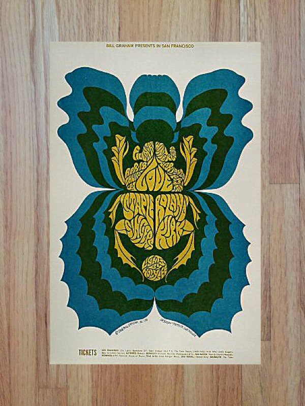 Love Postcard: Love Postcard 1st Printing PERFORMER: Love The Staple Singers Rahsaan Roland Kirk LIGHT SHOW:Holy See ITEM NUMBER:BG116-PC ARTIST:Patrick Lofthouse DATE:Apr 18, 1968 VENUE:Fillmore Auditorium (San Fra