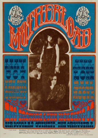 Big Brother and the Holding Company Postcard: Big Brother and the Holding Company Postcard 1st Printing TOUR/SHOW: Motherload PERFORMER: Big Brother and the Holding Company The Sir Douglas Quintet Orkestra LIGHT SHOW: North American Ibis Alchemic