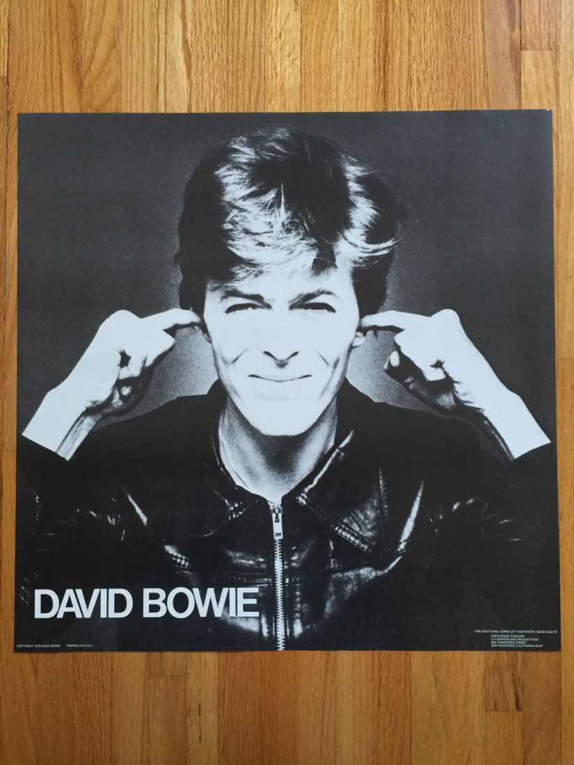 EARLY DAVID BOWIE POSTER - 1978: EARLY DAVID BOWIE POSTER - WInterland Productions. about 24 x 24. 1978 poster. 1st and only pressing.