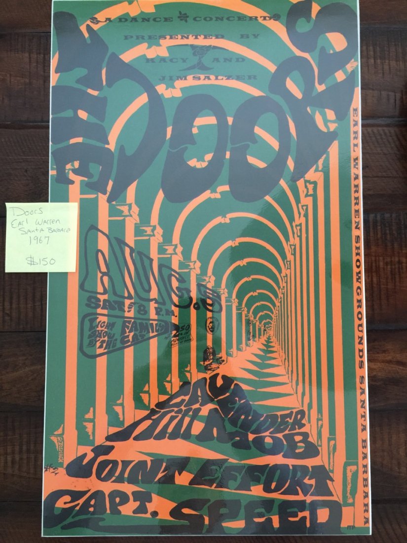 DOORS - EARL WARREN - SANTA BARBARA: DOORS - EARL WARREN - SANTA BARBARA. 1967